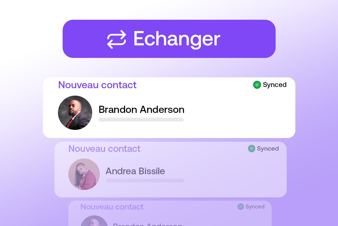 Échanger et Synchroniser